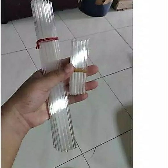 Pipet Pyrex 8,5cm / Borosilicate Glass Tube / Pipa Kaca Tebal