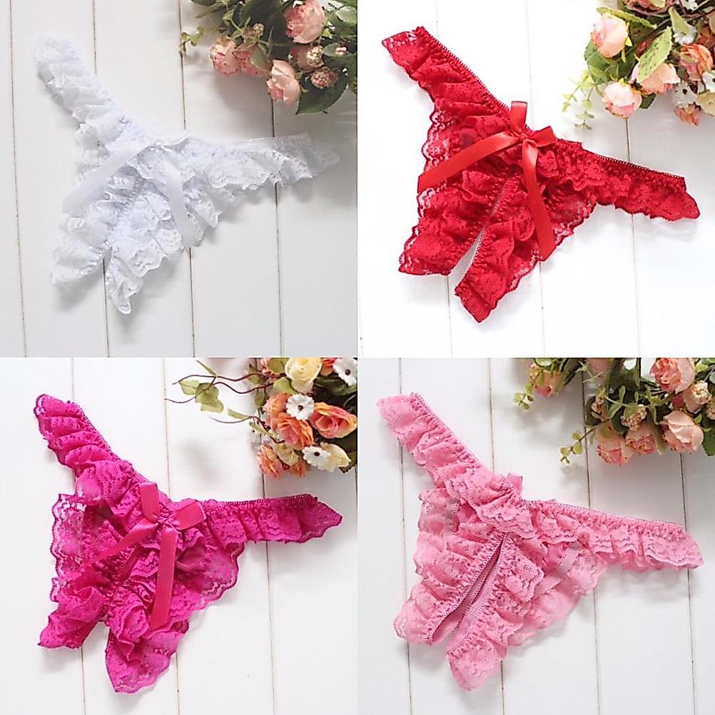new deals exos celana dalam cd pakain dalam kolor sempak undies seksi renda pita transparan erotis 1