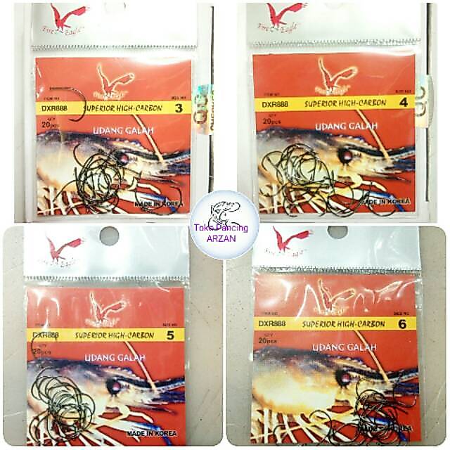 Mata Pancing Udang FIRE EAGLE DXR888 UDANG GALAH