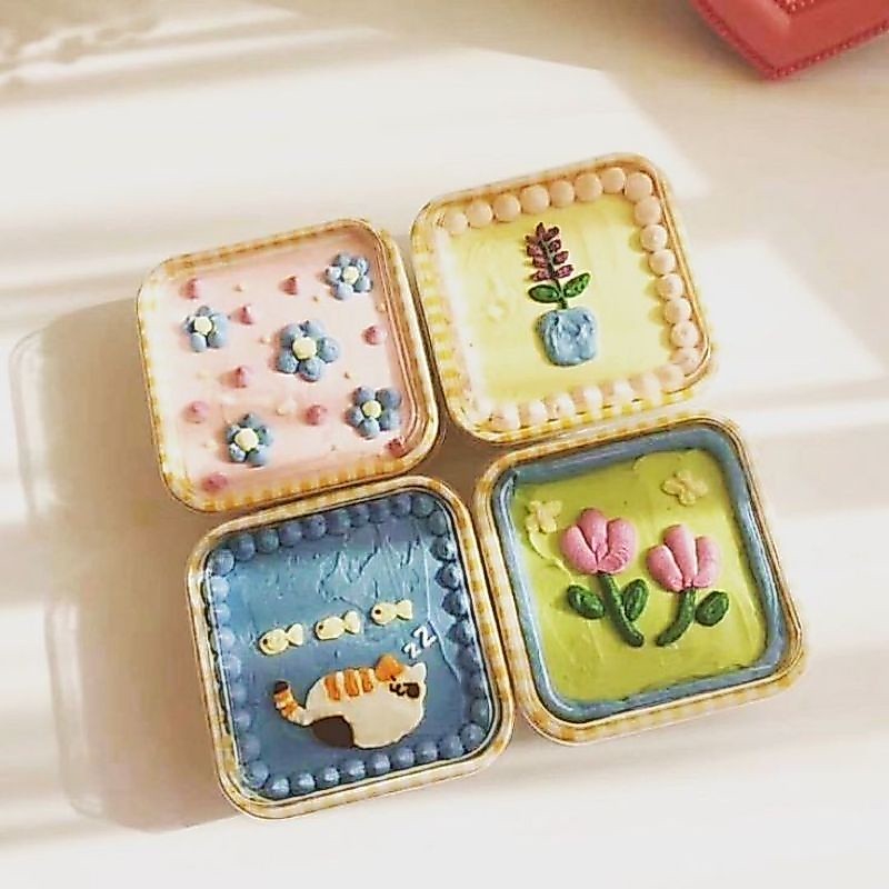 BENTO CAKE MINI LUNCH BOX CAKE KOREAN CAKE CUSTOM MURAH ENAK HALAL