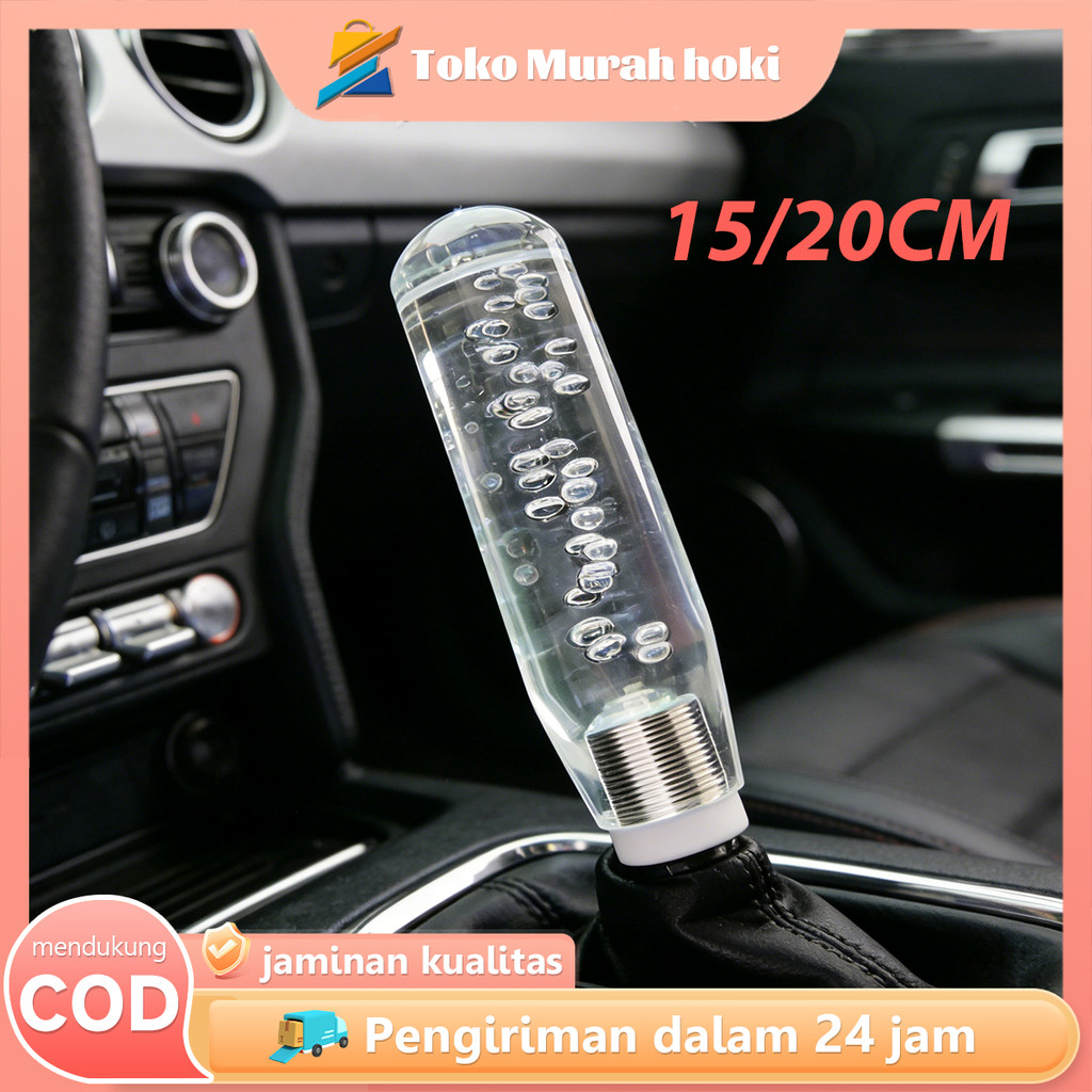 Car LED Light RGB Shift Knob Stick Shift Knob Akrilik Crystal Universal Car Gear Shift Knob Handle