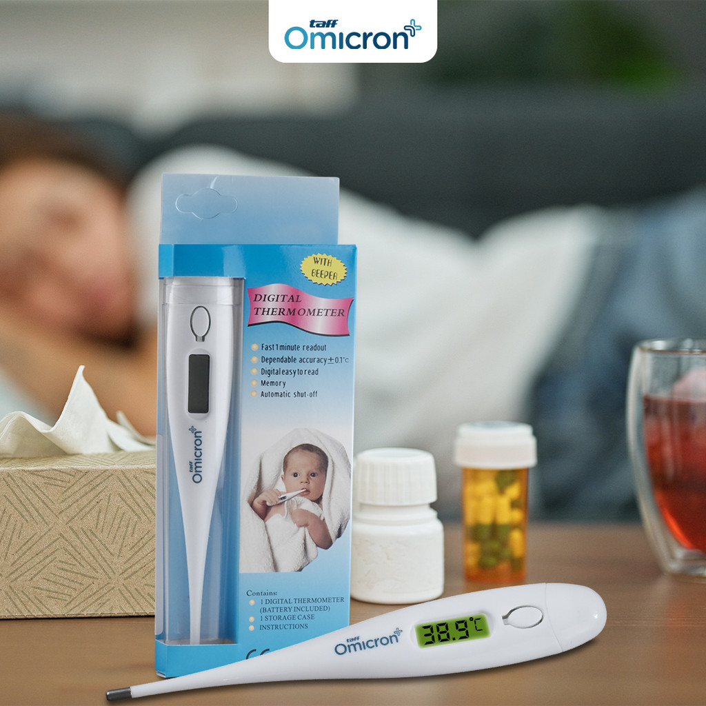 Pengukur Suhu Badan Thermometer Digital Alat Pengukur Suhu Badan