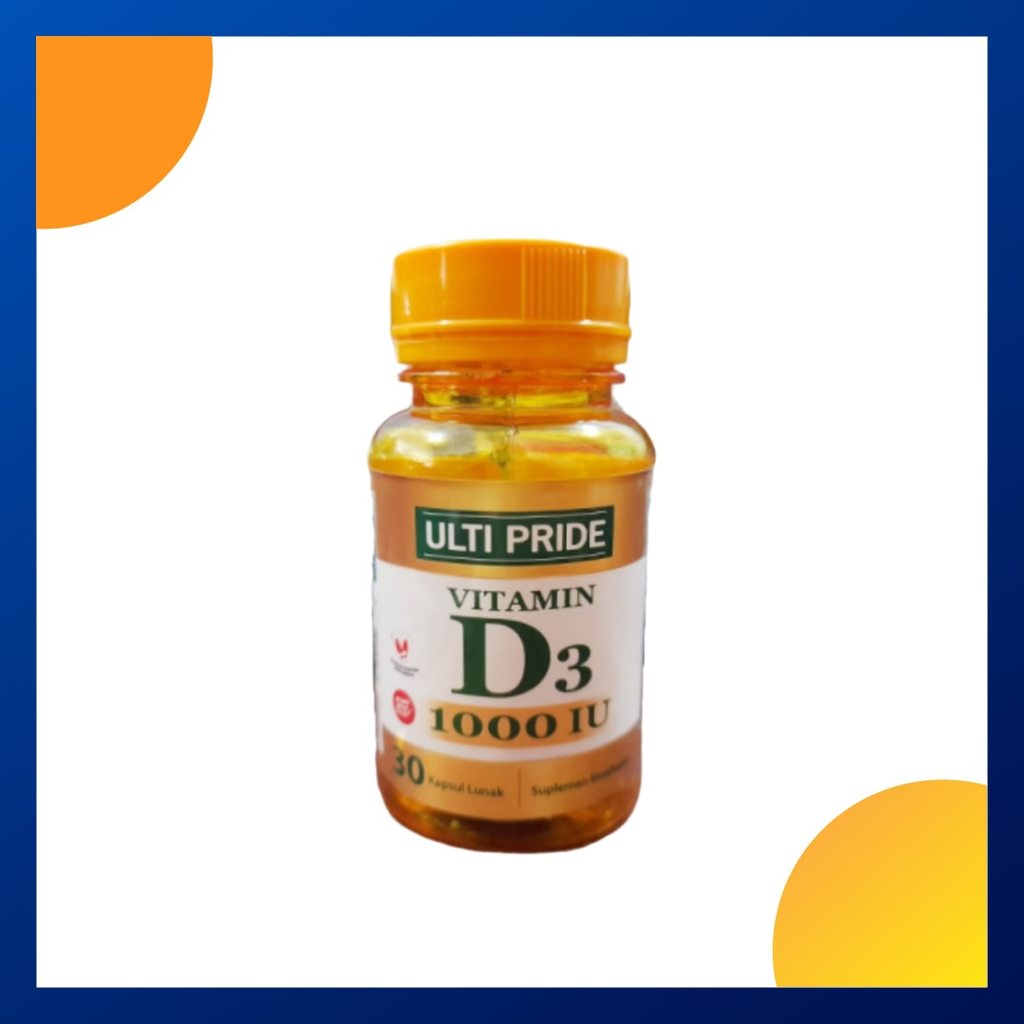 Ulti Pride D3 1000 Iu Botol 30 Kapsul
