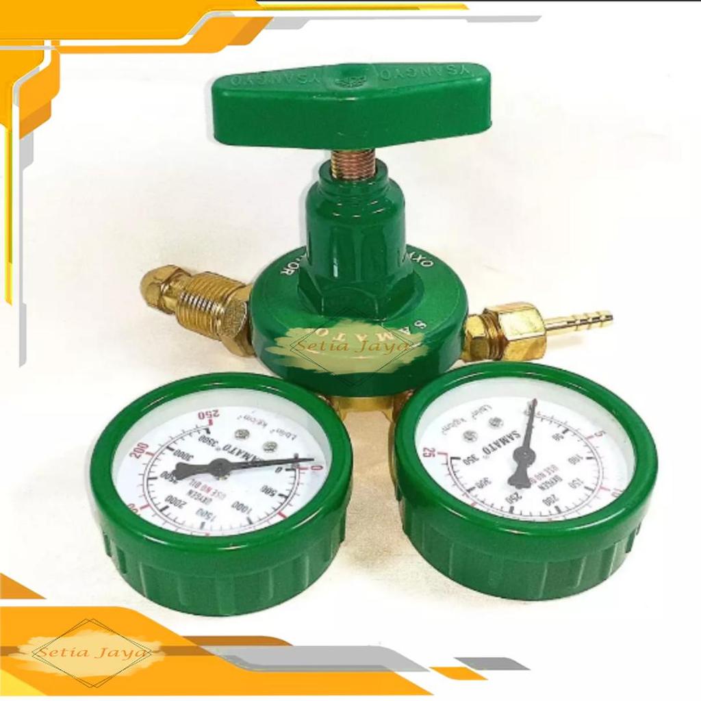 Regulator Las Oksigen yamato Oxygen Tabung Las, regulator gas las karbit las gas
