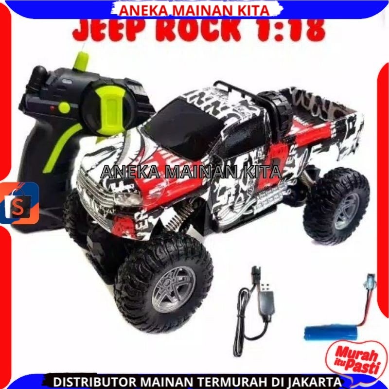 CANDUSHOP  (BISA  PROMO Mobil Remote Kontrol RC Off Road Rock Crawler Rock Climbing