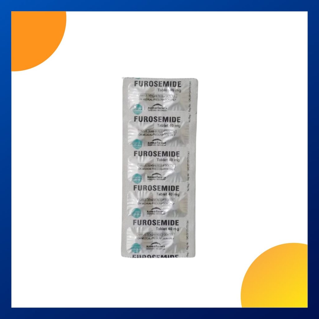 FUROSEMIDE GENERIK KF 40 MG 1 STRIP @ 10 TABLET