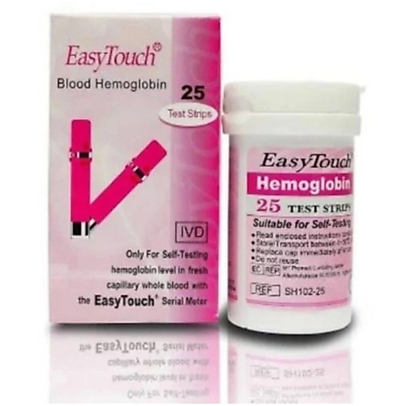 Strip Easy Touch Hb / Stik Easy Touch Hemoglobin isi 25 test Stick Hb ET Easy Touch
