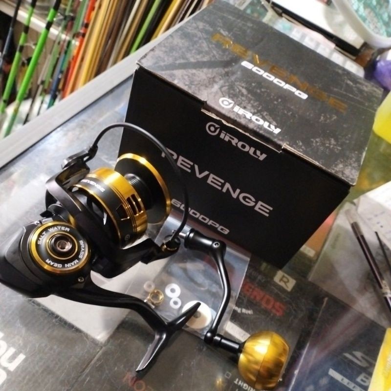 reel iroly revenge 6000pg dan 6000 dan 7000xg salt water ultimate jigging reel