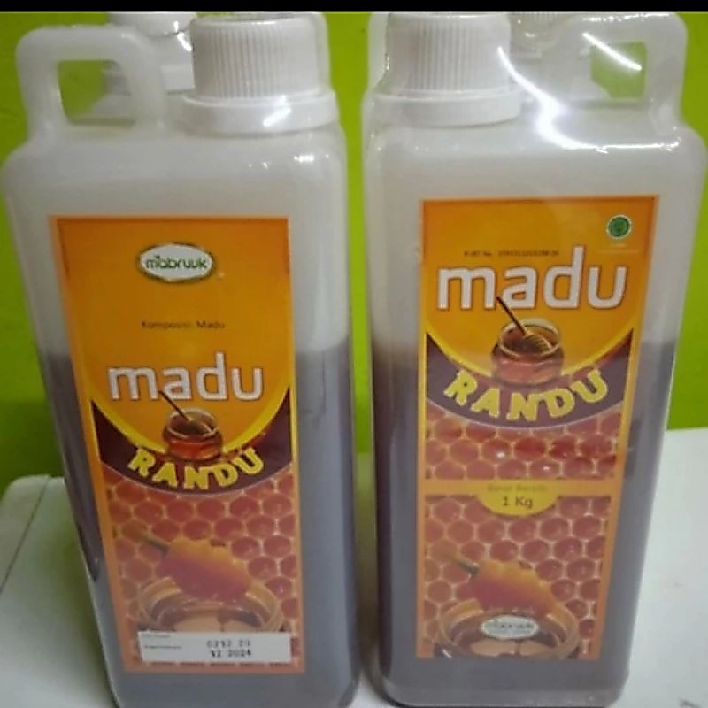 Madu Bunga Randu Kemasan 1 Kg 1000g Mabruk