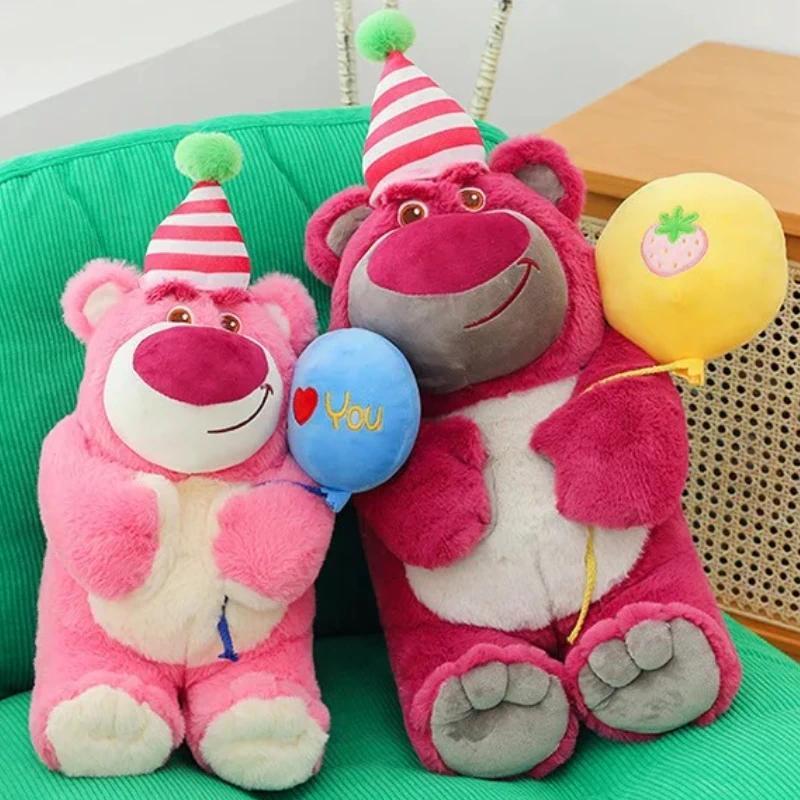 35/45cm Toy Story Strawberry Bear Losto Plush Toy Cute Cartoon Balloon Strawberry Bear Pillow Doll i