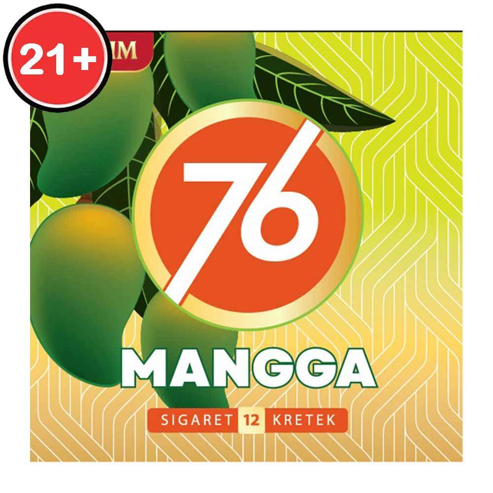 DJARUM 76 ROKOK SIGARET KRETEK MANGGA 12'S