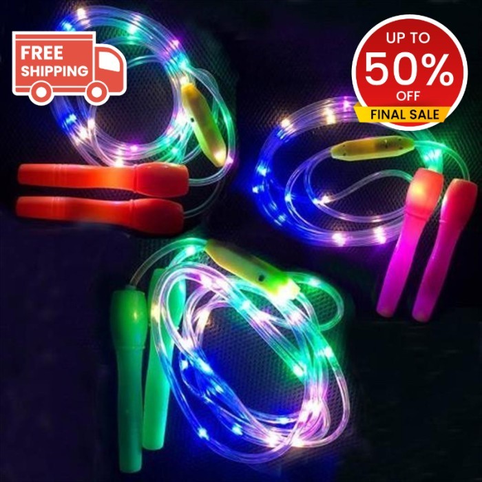 Tali Lompat Skipping Rope LED Skipping LED Mainan Lompat Tali Lampu