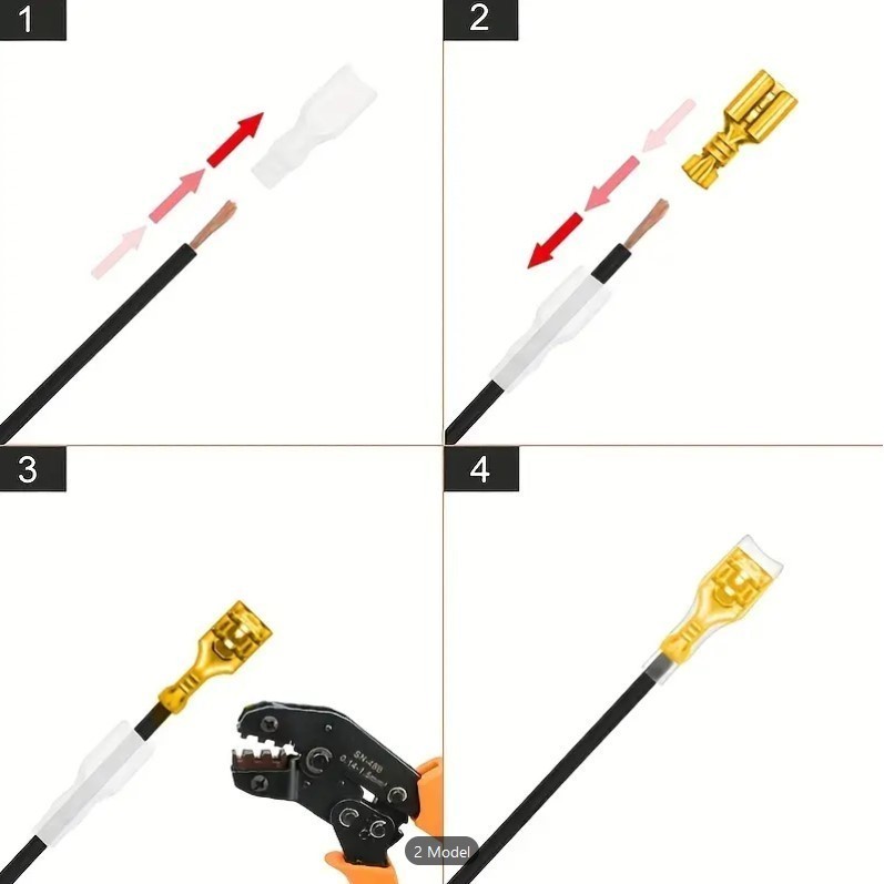 Terminal Kabel 120 PCS untuk Sambungan Panel Listrik