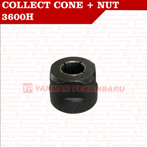 3600H 3612 MT360 Collect Cone + Nut Collet Cone Nut Mesin Router Makita LZR
