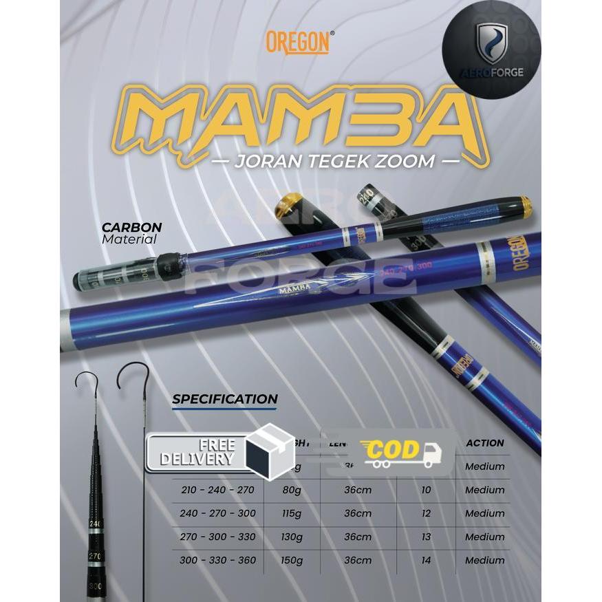 Joran Tegek Zoom Oregon Mamba -  180-210-240cm