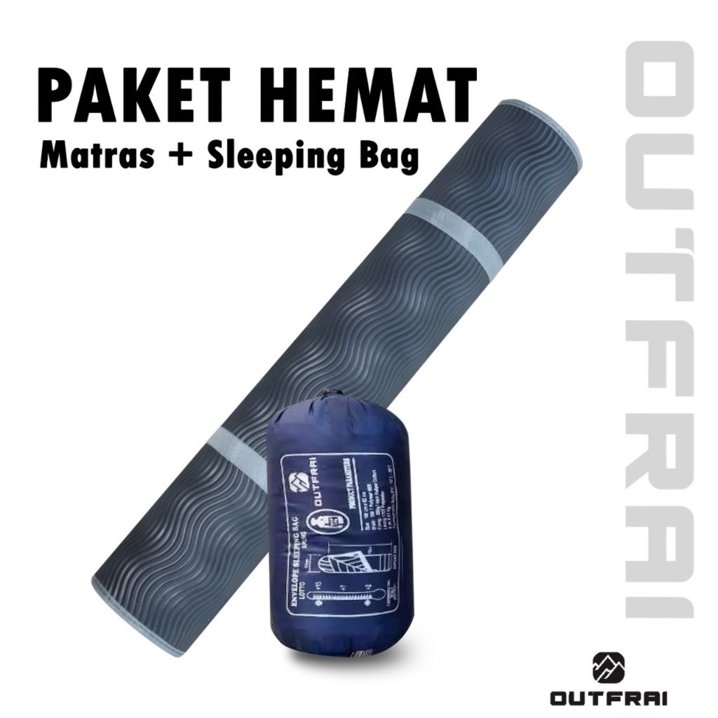 LBC- Paket Sleeping bag SB Polar Bantal Sleping bag Paket Hemat Gunung Oudoor + Matras Camping