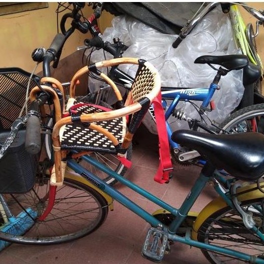 Kursi Boncengan Sepeda Anak Depan Mtb, Polygon, Gunung Murah Rotan Pasti Diskon