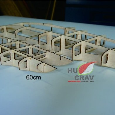 PROMO RC Boat HULL 82cm Catamaran / kapal katamaran laser cutting