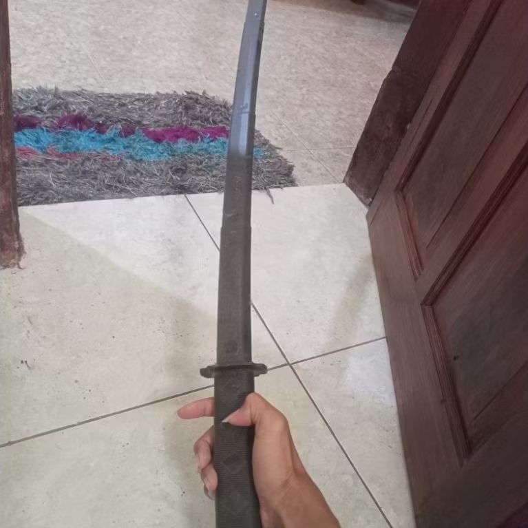 pedang lipat katana mainan cosplayer dummy pedang katana mainan