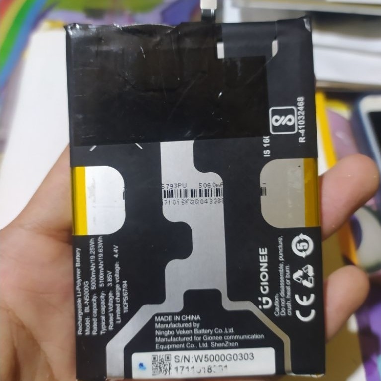 Baterai Gionee M7 Plus Original Cabutan