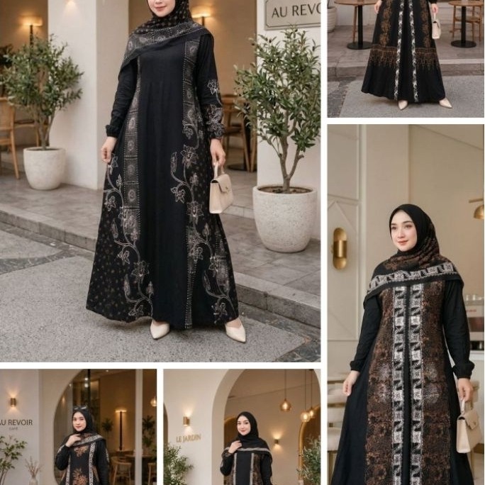 GAMIS DEWASA GAMIS WANITA GAMIS RAYON MUTIARA SET GAMIS HIJAB MALAMAN