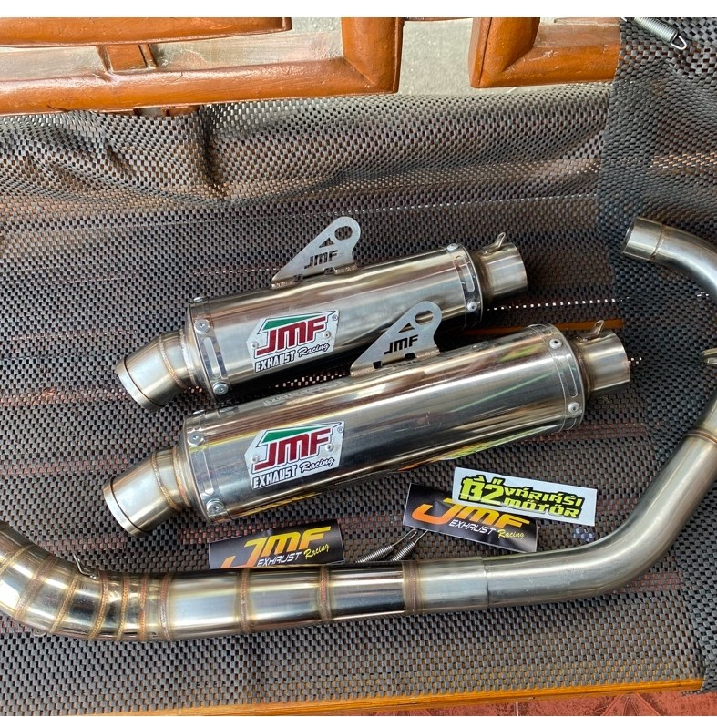 KNALPOT JMF FULL STAINLESS MEGAPRO GL CB TIGER KNALPOT JMF TIGER MEGAPRO GL