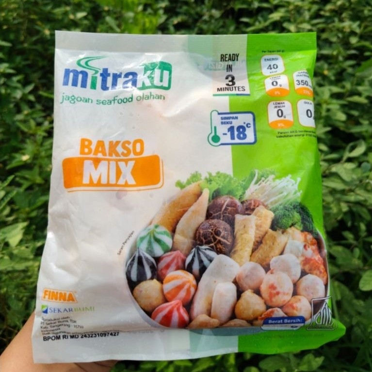 Mitraku bakso ikan mix 250gr