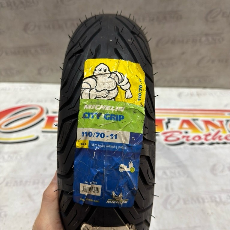 [OBRAL] BAN LUAR MICHELIN CITY GRIP UKURAN 110/70-11 BISA UNTUK VESPA BAN BARU STOK LAMA