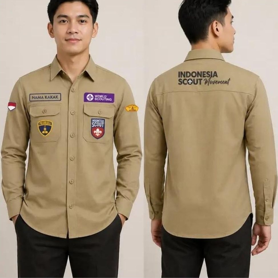 Konveksi custom bordir logo dan nama berkualitas PDH/PDL,jaket,rompi,jas almamater.