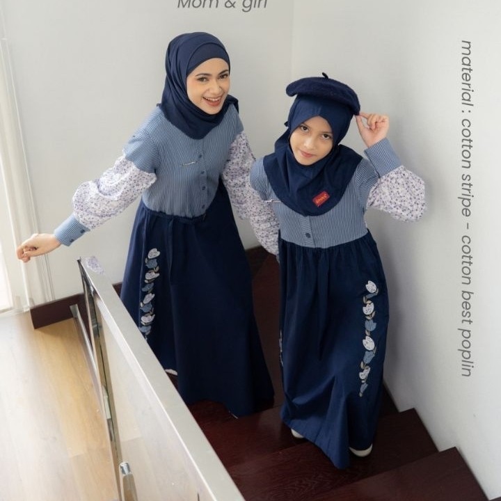 DANNIS SHAKILA SERIES MOM & GIRL SET / SARIMBIT MOM & GIRL D'SHAKILA 2027 BY RUMAH DANNIS / SARIMBIT