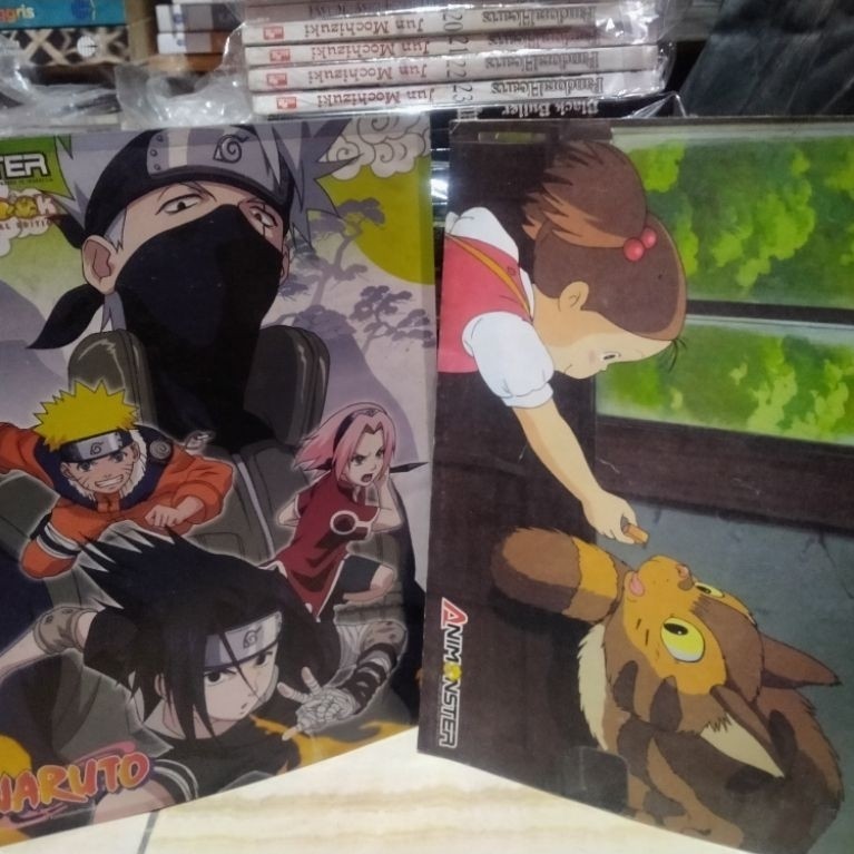 Paket 2 Majalah Posterbook Animonster vol 1 & 2
