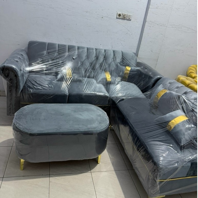 Sofa sudut turki bludru + meja