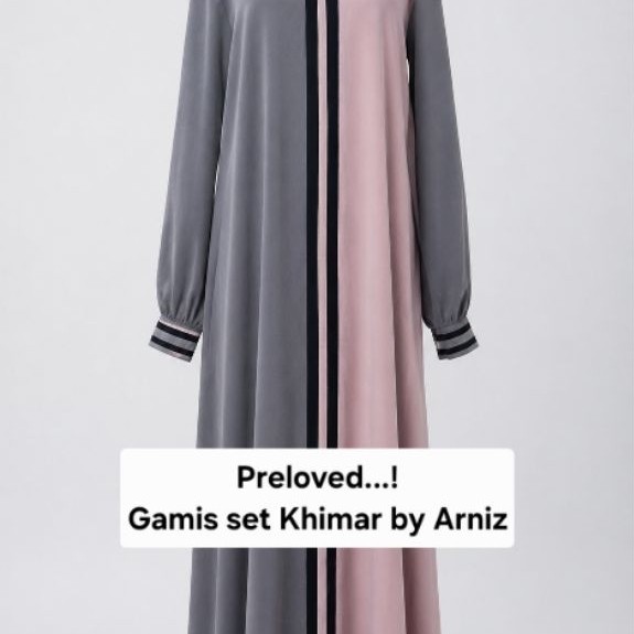 Preloved.. Gamis set Khimar by Arniz