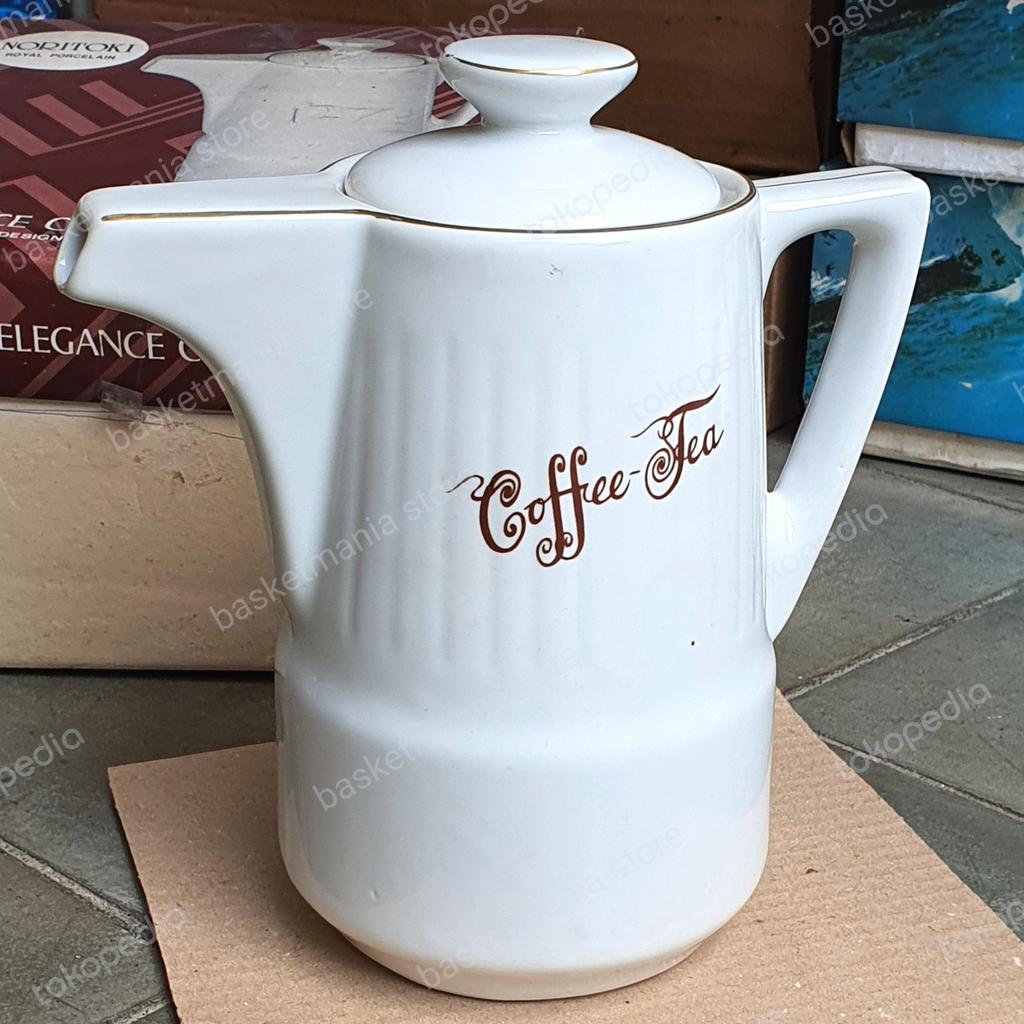 teko pot kopi teh teapot noritoki japan keramik porcelain lawas nos