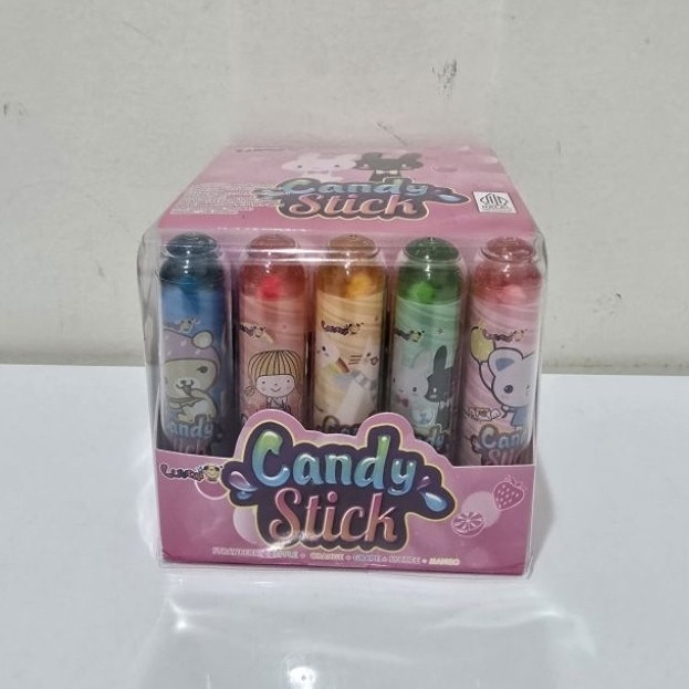 Permen Lunak Aneka Rasa Bentuk Lipstick isi 30 pcs.