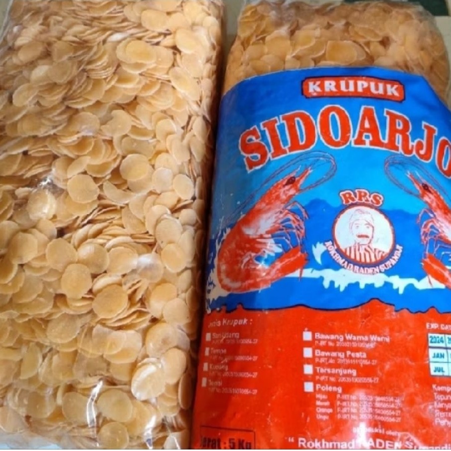Kerupuk udang mentah 1 kg//Kerupuk udang SIDOARJO