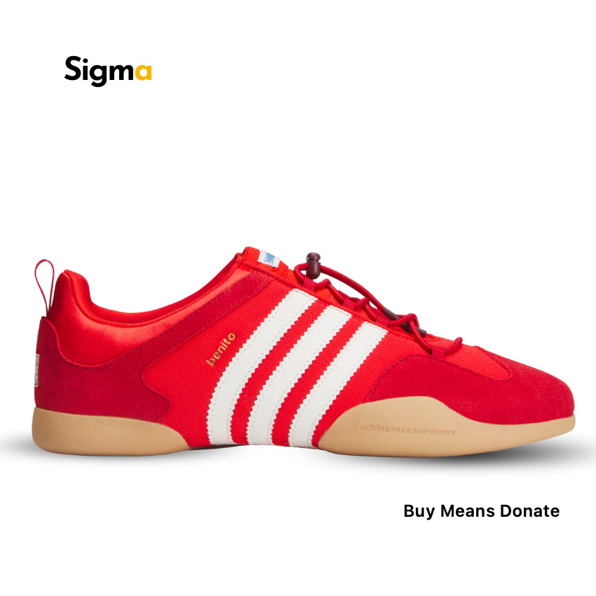 Sneakers Adidas Ballerina Bad Bunny Vivid Red