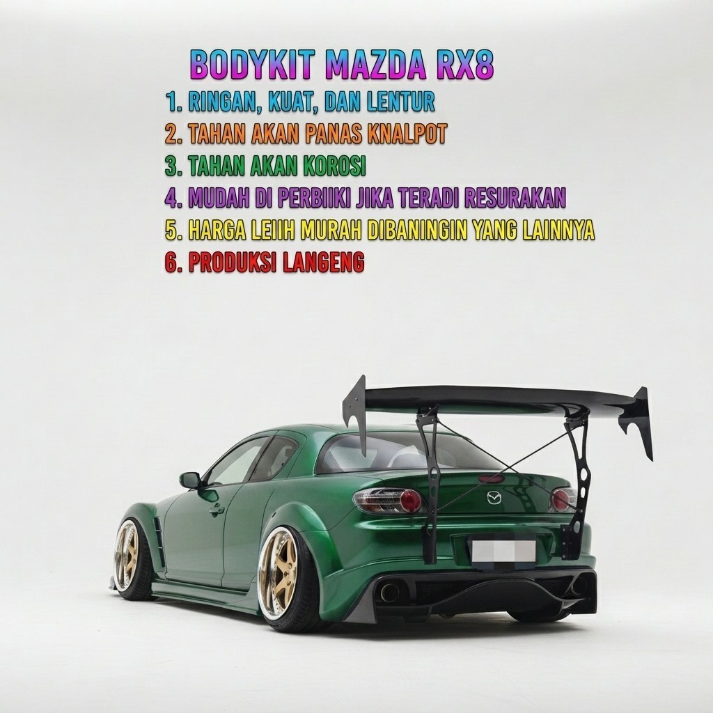ONGKIR MURAH bodykit mazda rx8 body kit mazda rx 8 bodikit mazda rx-8