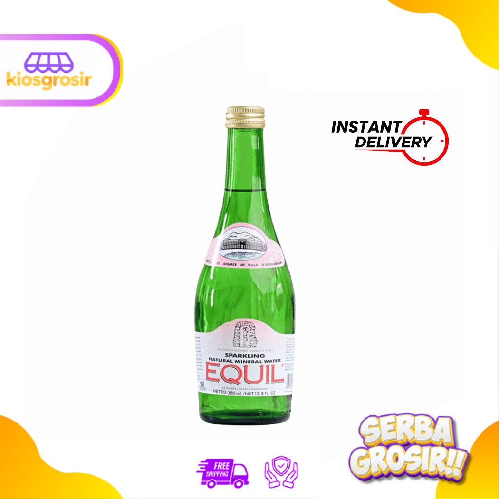 KIOSGROSIR Equil Sparkling Mineral Water 380 ml Air Soda