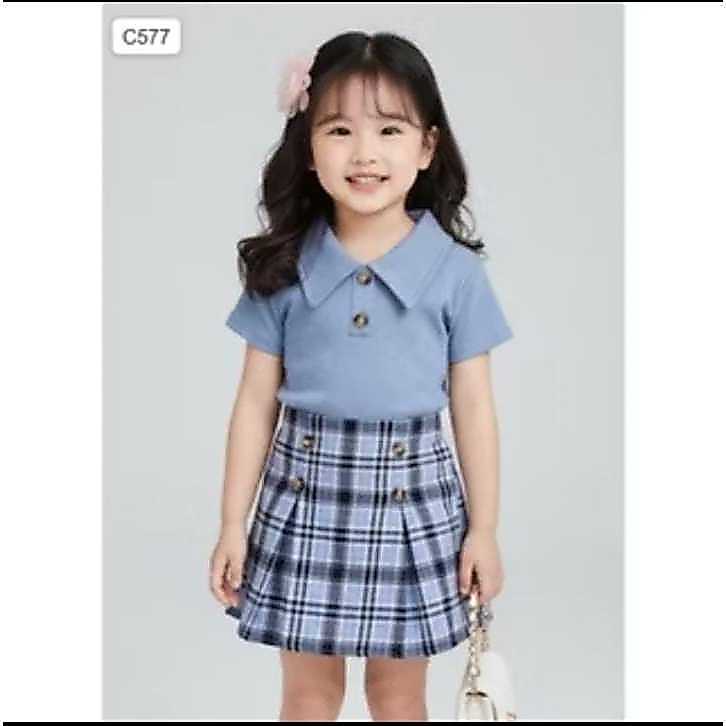 Setelan Anak Wanita Moudah D4 Thalita Oneset Rok Anak Perempuan C577 Keren
