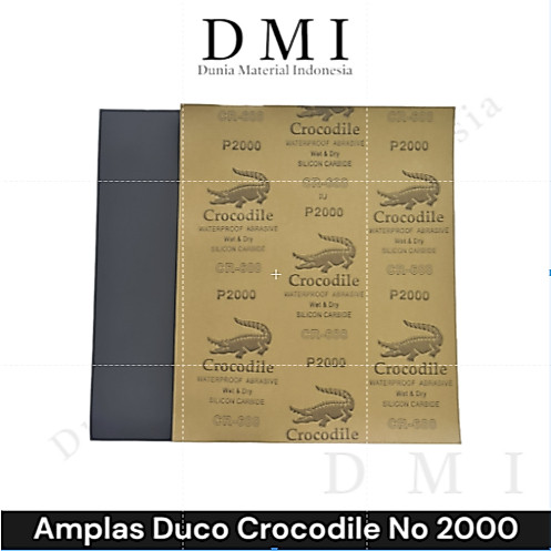 Kertas Amplas Duco CROCODILE No 2000 | Amplas Lembar Kertas Grit 2000