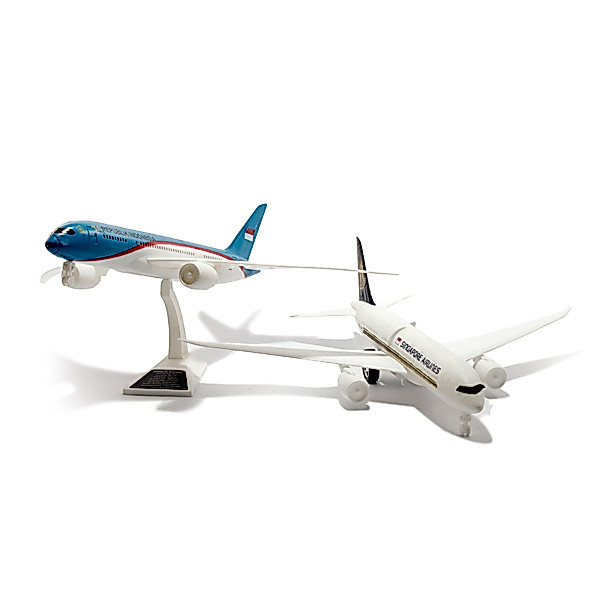 PESAWAT BOEING KLM , EMIRATES , SINGAPORE AIRLINES , SAUDI ARABIAN