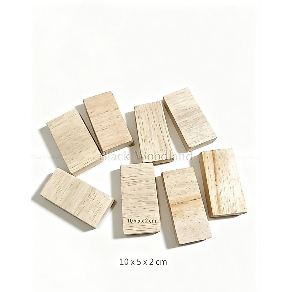 Balok Kayu Sengon 10 x 5 x 2 cm Siap Ukir | DIY Craft | Pyrography | Wood Carving