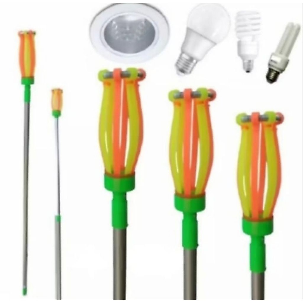 Tongkat Alat Pengganti Pasang Lampu Stik Bola Lampu Bohlam LED Stick
