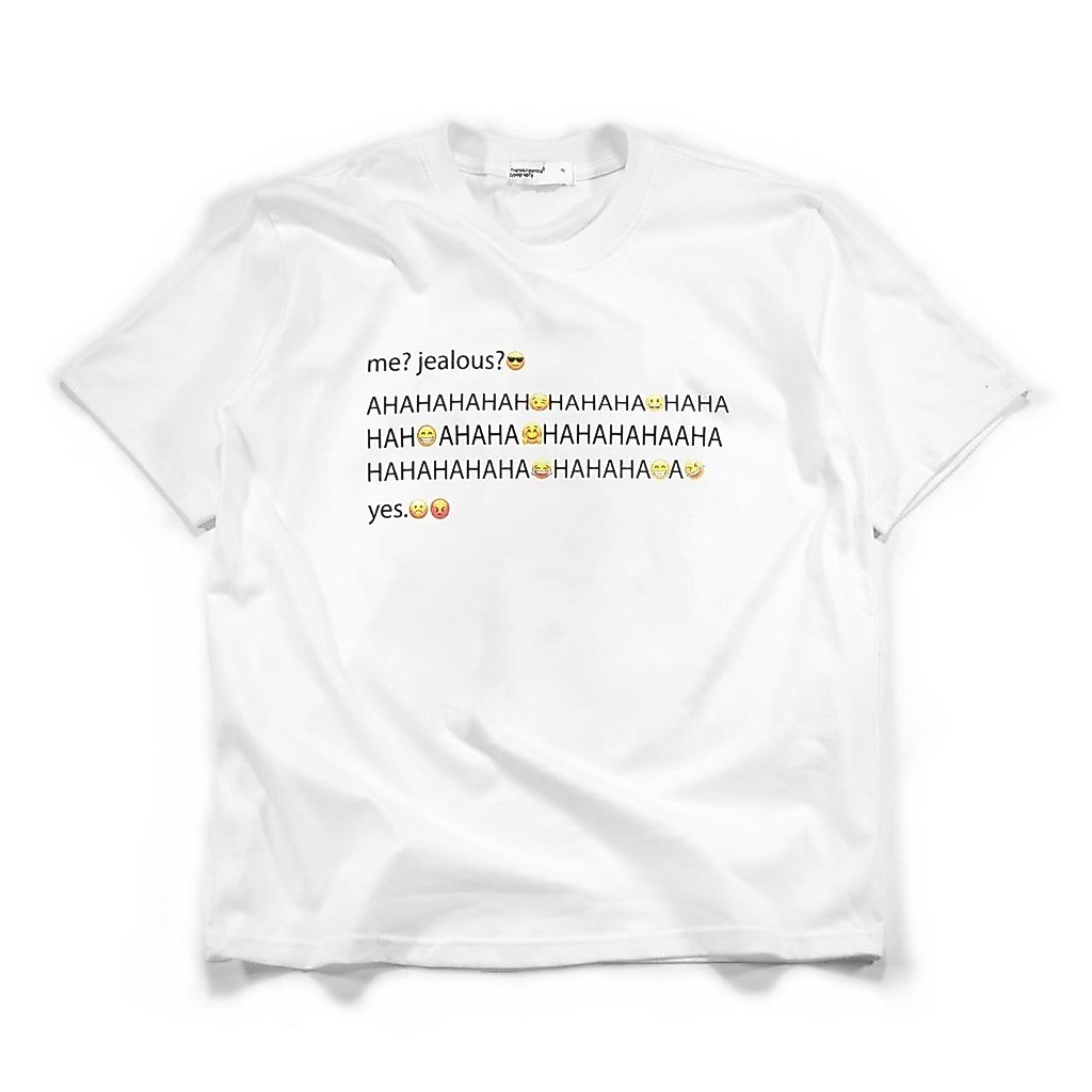 Tshirt Typo Lioren Katun Putih Thanksinsomnia Ori Kaos