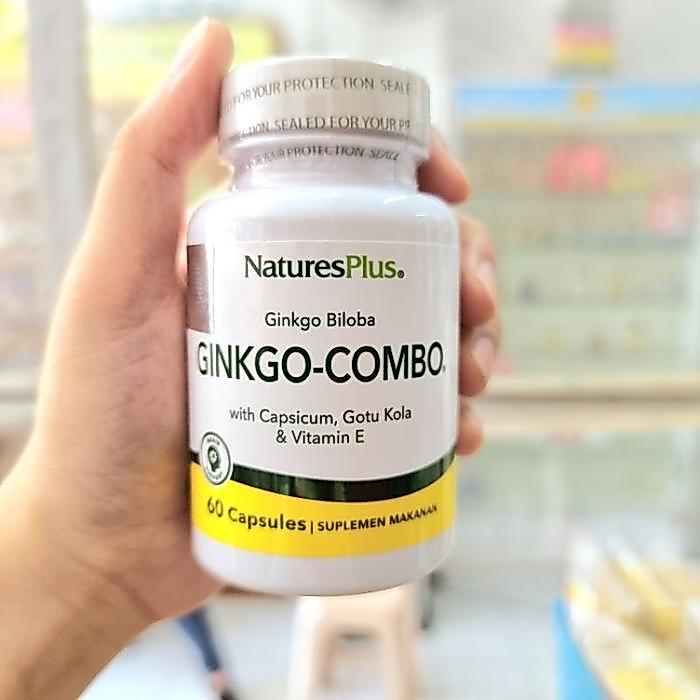 Natures Plus Ginkgo Combo Biloba Nature's Nature Plus 60 kapsul