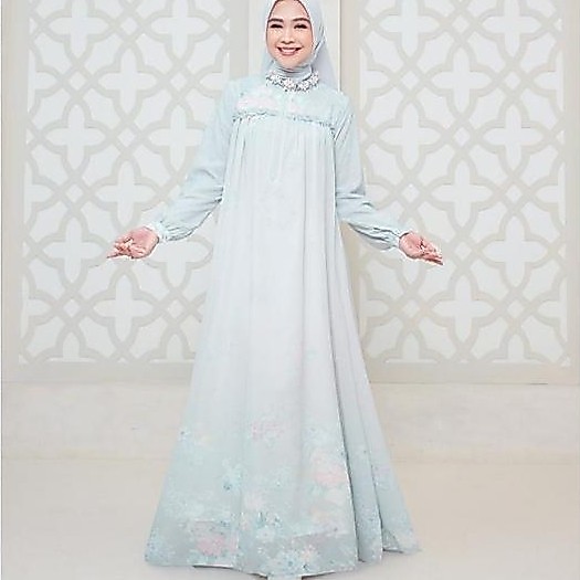 Keke Busana - Almira Sage Sarimbit Couple Keluarga Lebaran 2026 Ria Ricis & Atap Gamis Koko