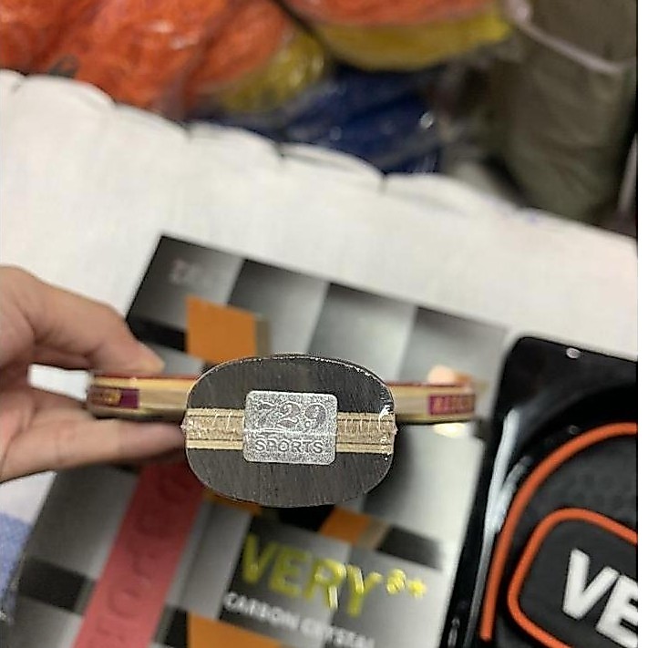 Bet Bat Tenis Meja Pingpong 729 Very 6 Star Carbon Crystal Original #Gratisongkir