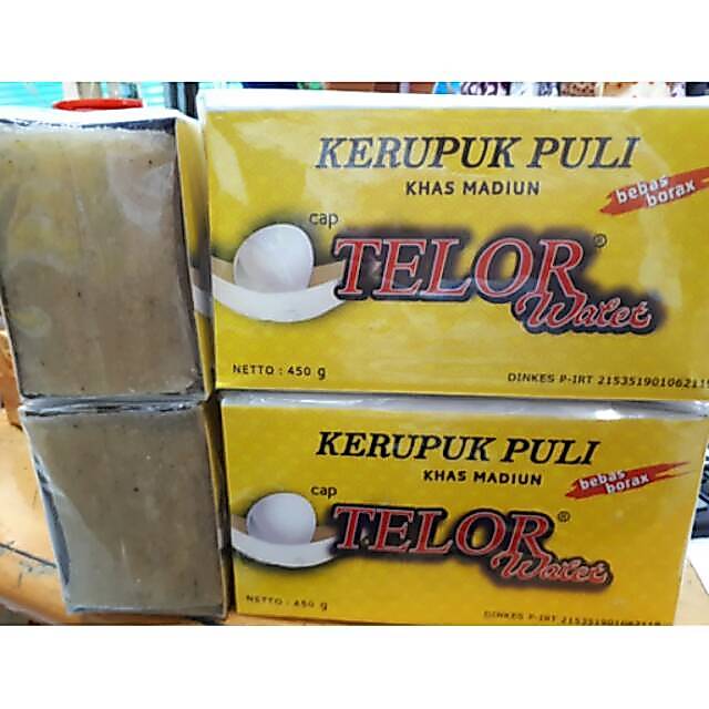 Krupuk Puli cap Telor Walet khas Madiun