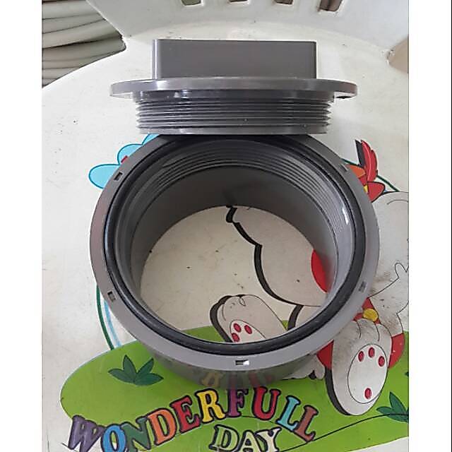 Clean Out 4" Inch RUCIKA CO Dop Tutup Pipa Lubang Kontrol SepticTank Dop Drat Tutup Pipa Pvc Paralon